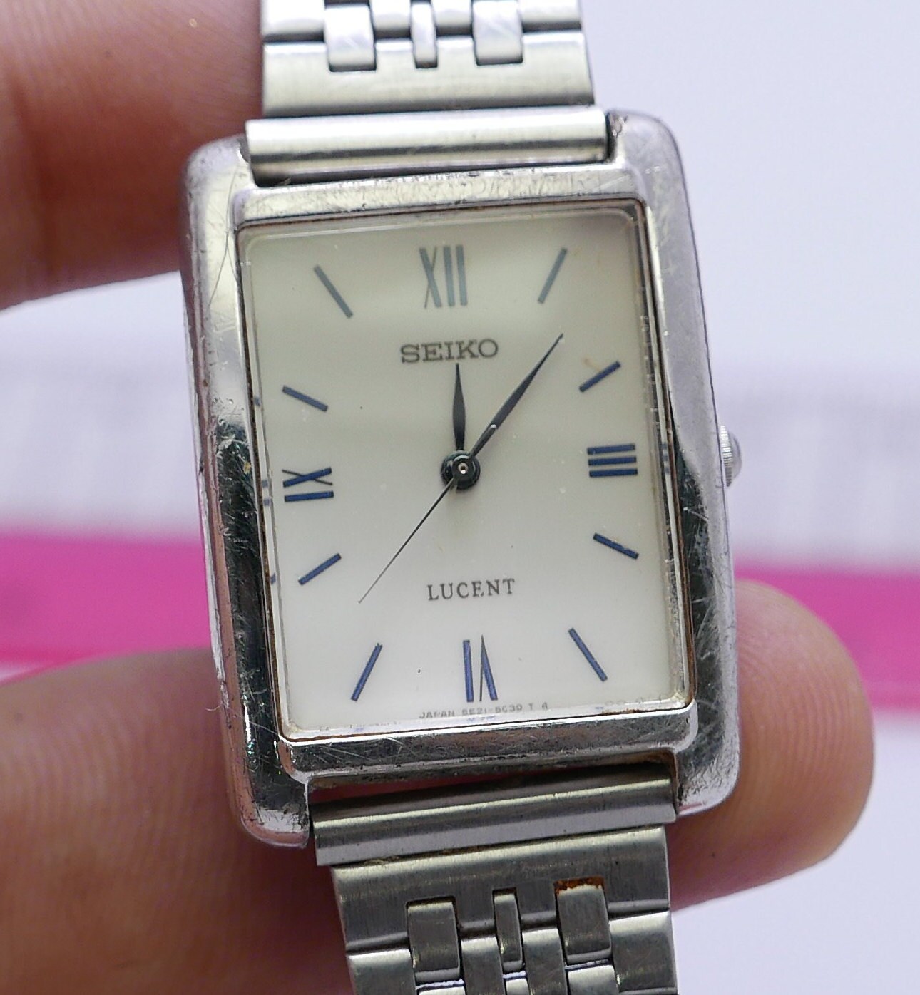 Vintage Seiko Lucent 5E21 5C20 Roman Numeral Dial Unisex Quartz