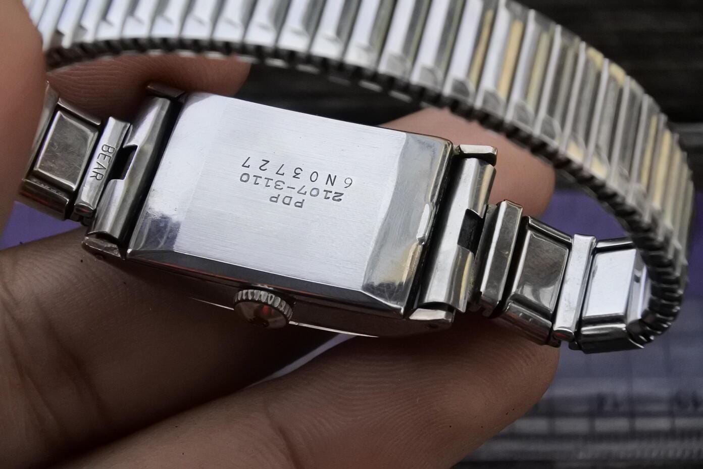 Vintage Seiko Chorus 2107 3110 Silver Dial Lady Hand Winding