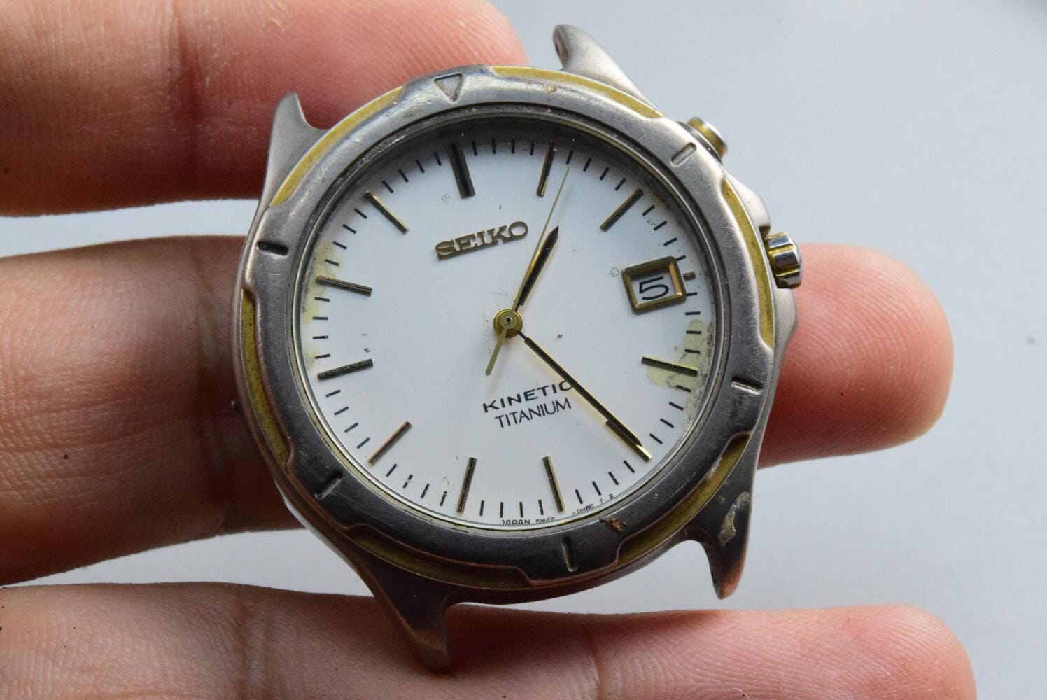 Seiko Kinetic 5m42 - Etsy