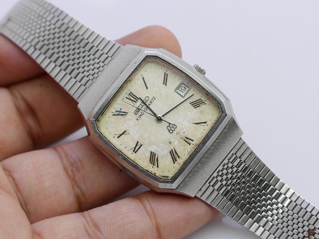 Vintage Seiko King Quartz 9722 5000 Textured Dial Men Quartz Vintage Seiko King Quartz 9722 5000 Textured Dial Men Quartz
