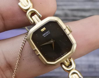 ヴィンテージ SEIKO 1400-6820 スクエア 稼働品 美品 希少