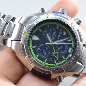 Nautica vintage chronograph watch - Japan Quartz - rare model Nautica vintage chronograph watch-Japan Quartz- rare bazel  main image 3