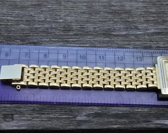 SEIKO TANK 1984年製「NINA RICCI」Quartz 腕時計 Vintage Seiko Nina Ricci 2320 5740 Integrated Bracelet Lady