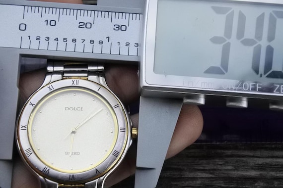 ヴィンテージ セイコー ドルチェ 5E31 6B8A 一体型ブレスレット