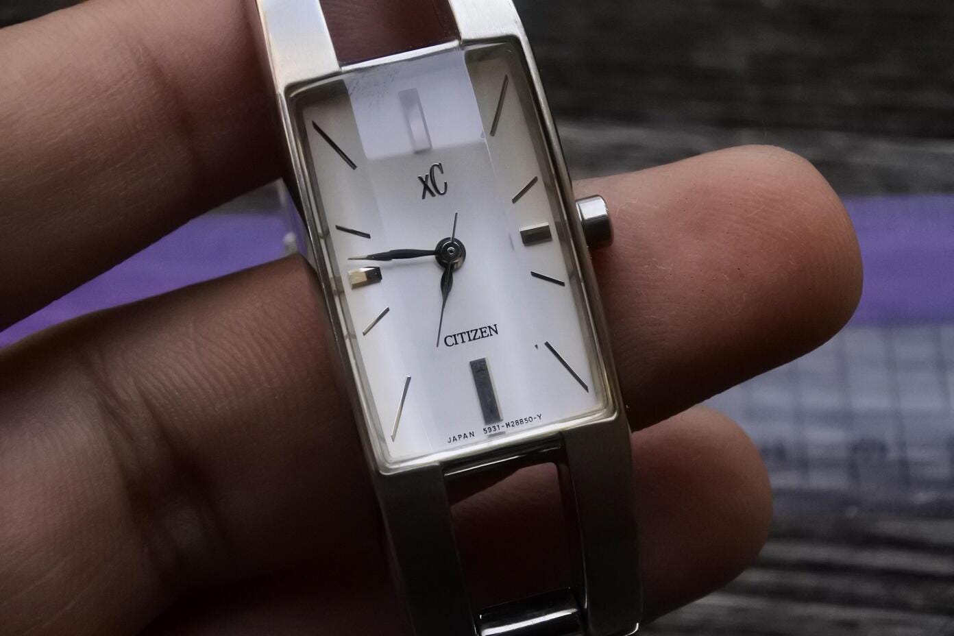 綺麗な稼働品❗️CITIZEN XC QUARTZ RING WATCH S925 Citizen Watch Ring - Etsy