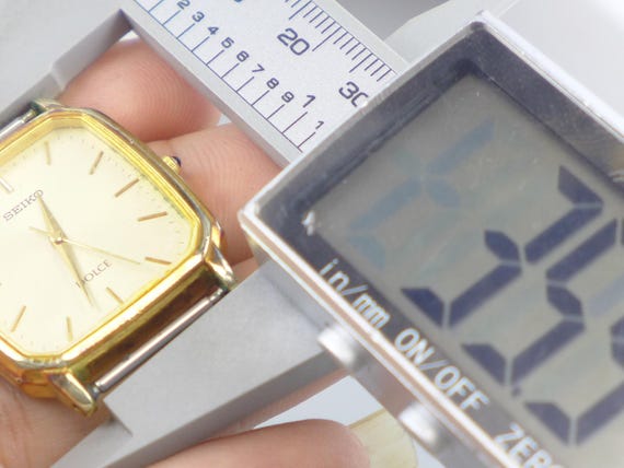 Vintage Seiko Dolce Gold Plated 30 Microns 8J41 5000 8J41 5000 Men