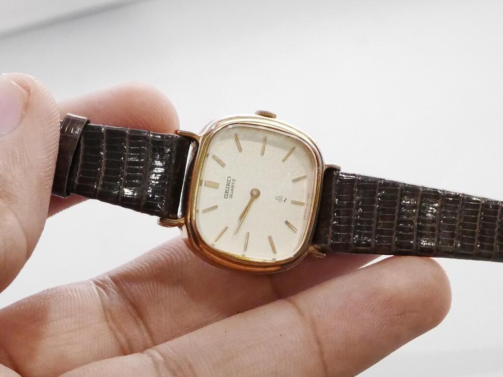 ヴィンテージ セイコー ゴールドプレート 16 5390 ホワイトダイヤル