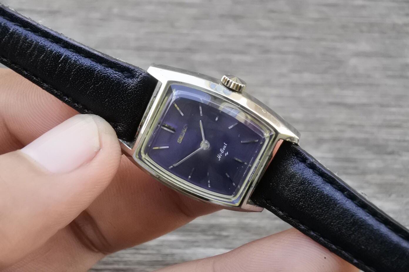 Vintage Seiko Platinum Plating 1120 3040 Purple Dial Lady Vintage Seiko Platinum Plating 1120 3040 Purple Dial Lady