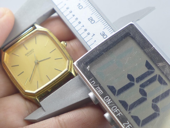 Vintage Seiko Gold Plate 9021 5180 From Year 1984 Men Quartz Watch