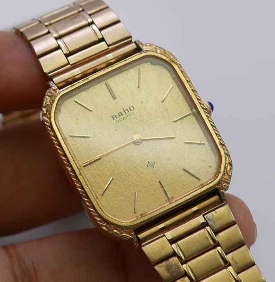 ラドー クオーツ 132.9509.2 205.9505.2 ペアゴールド文字盤