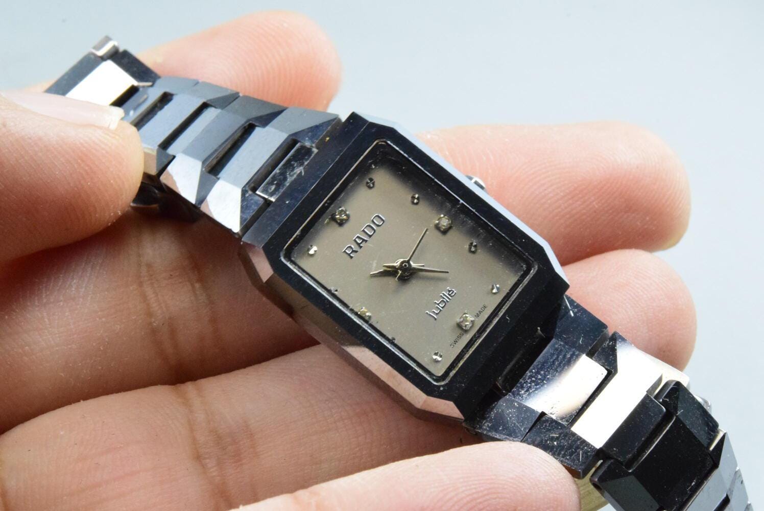 Vintage Rado Jubile Swiss Made Integrated Bracelet Lady Quartz