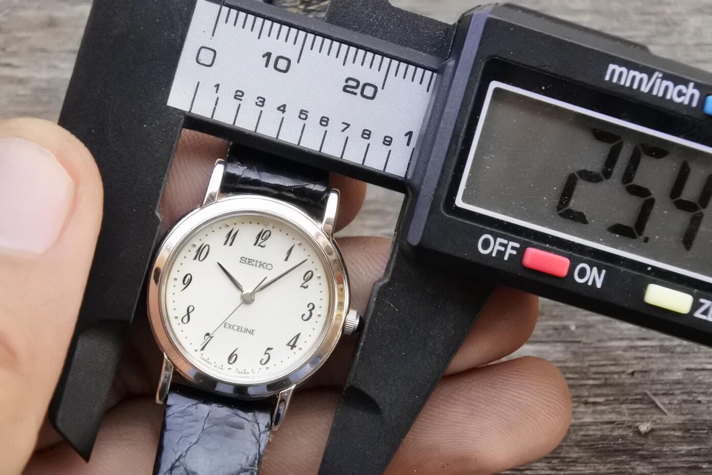Vintage Seiko Exceline 4J41 0A40 Dress Watch Lady Quartz Watch
