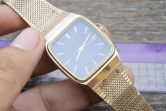 Citizen watches gold plated price sale