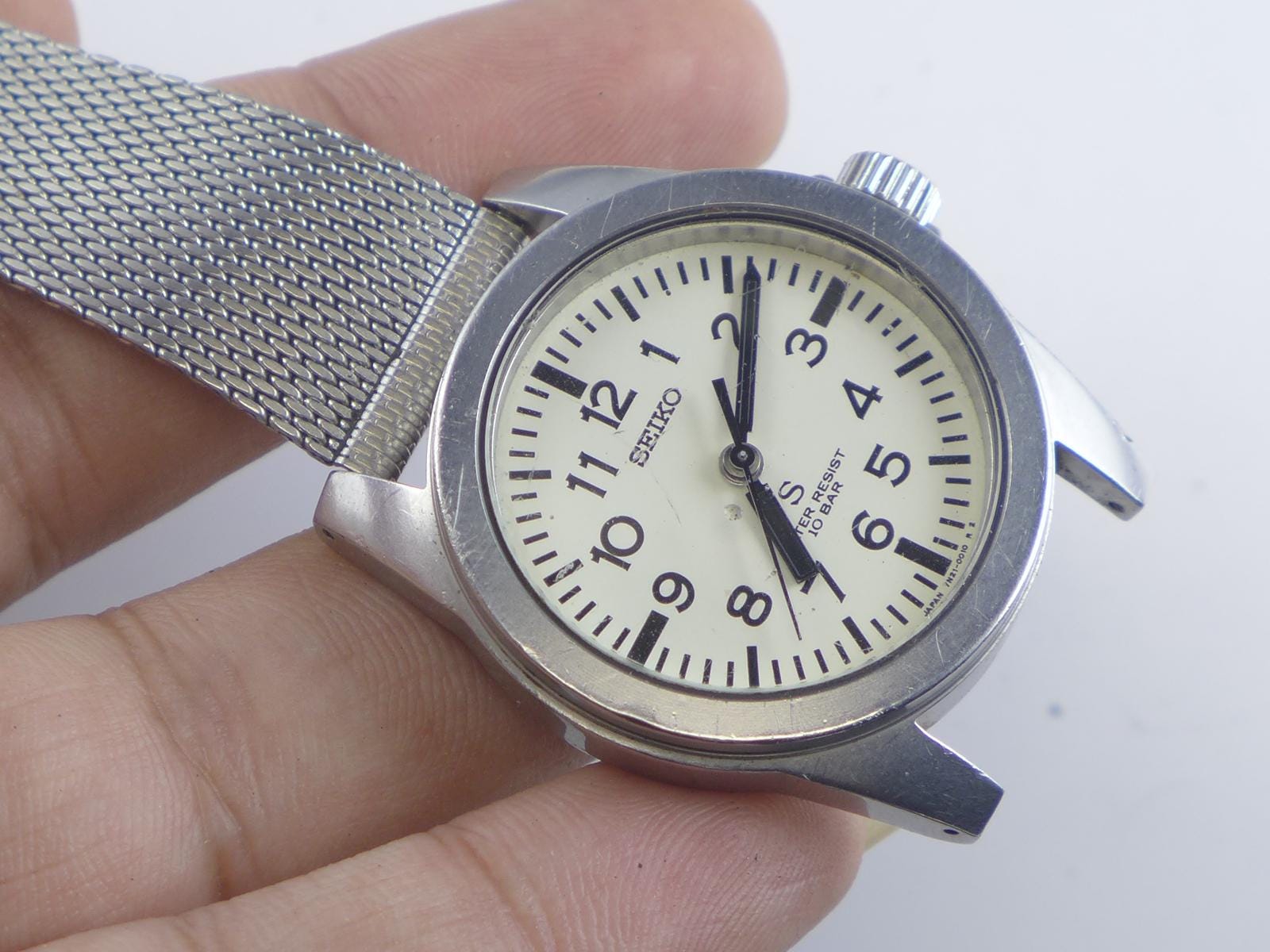 ヴィンテージ セイコー フィールドウォッチ 7N21 0010 メンズ クォーツ