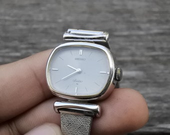 Vintage Seiko Socie 11 5020 Gray Dial Lady Hand Winding Watch