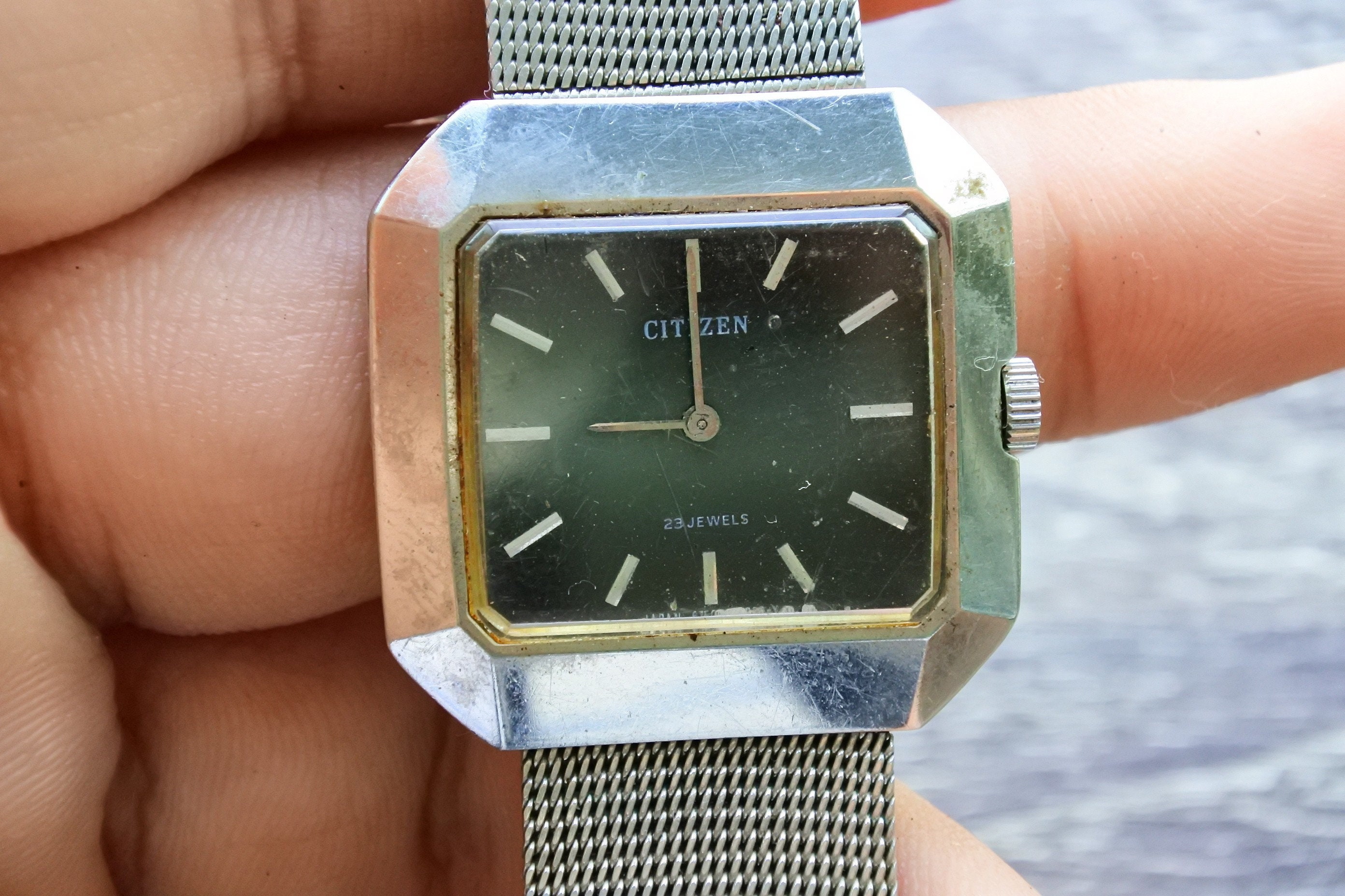 CITIZENコンパクト時計グリーンヴィンテージ AW1828-80X Citizen Onlineshop