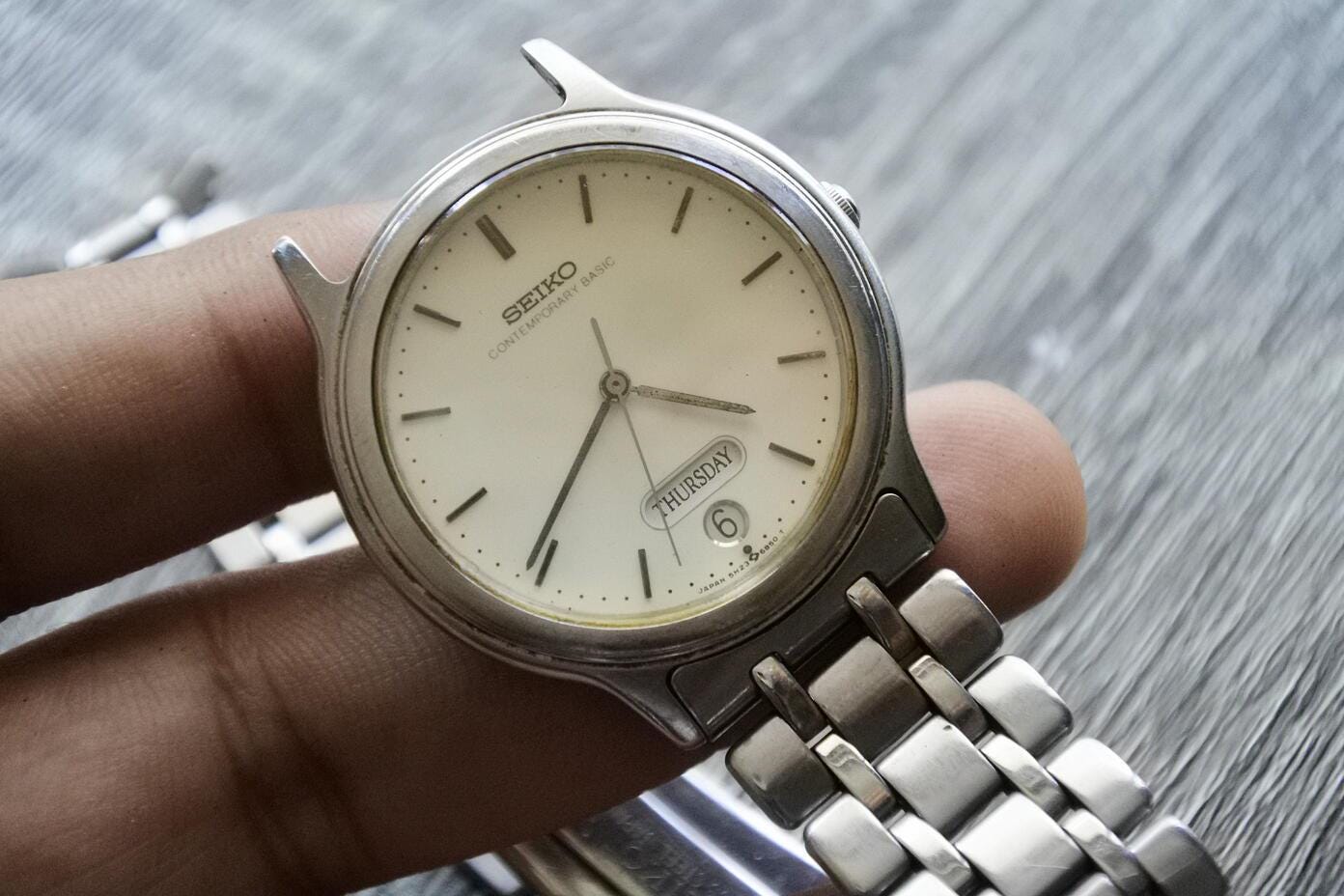 SEIKO セイコ－ 5H23-6B90 腕時計　2点おまとめ Sold Seiko 5H23 - 6B90 from April 1990 Watch is in excellent