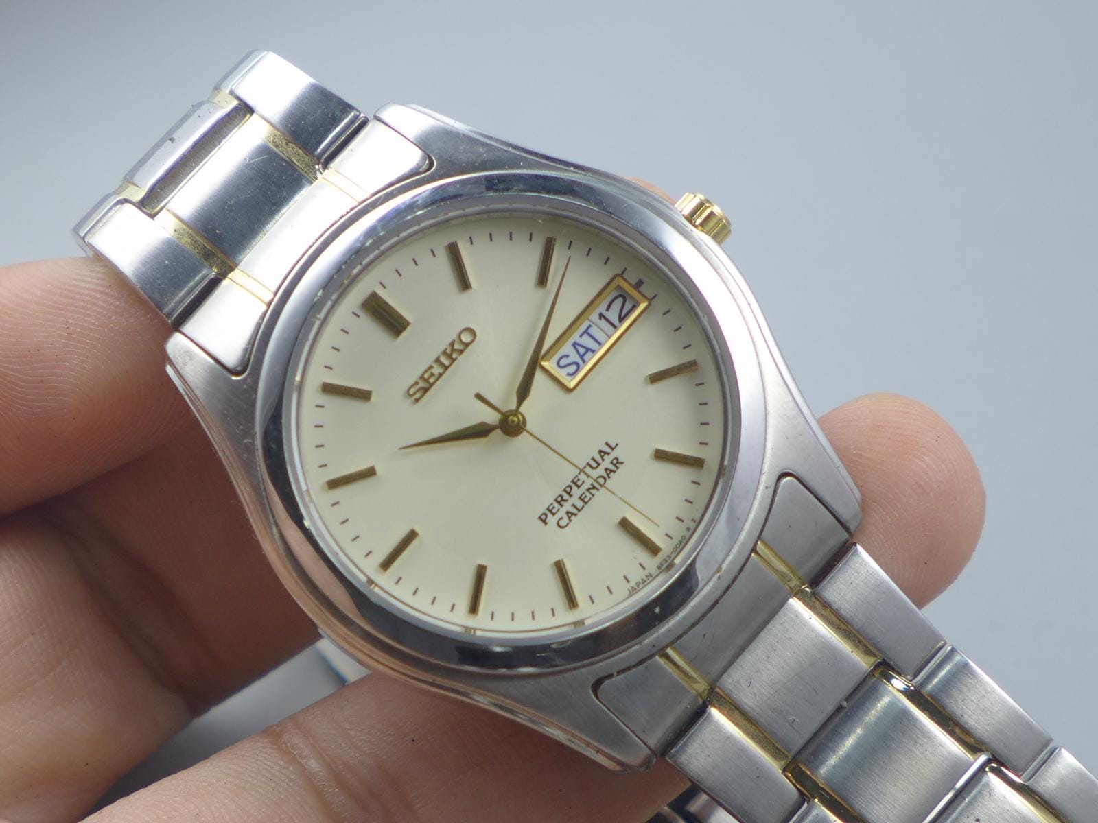 腕時計 SEIKO セイコー 8f33-00a0 8F33-00A0 パーペチュアルカレンダー 