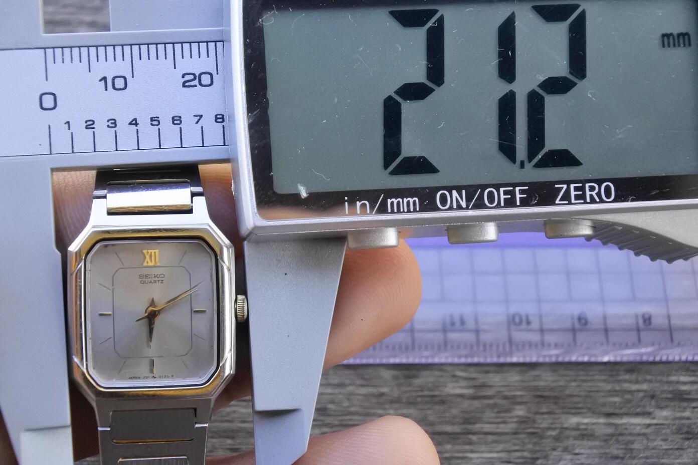 Vintage Seiko 1221 5060 Silver Dial Lady Quartz Watch Japan JDM