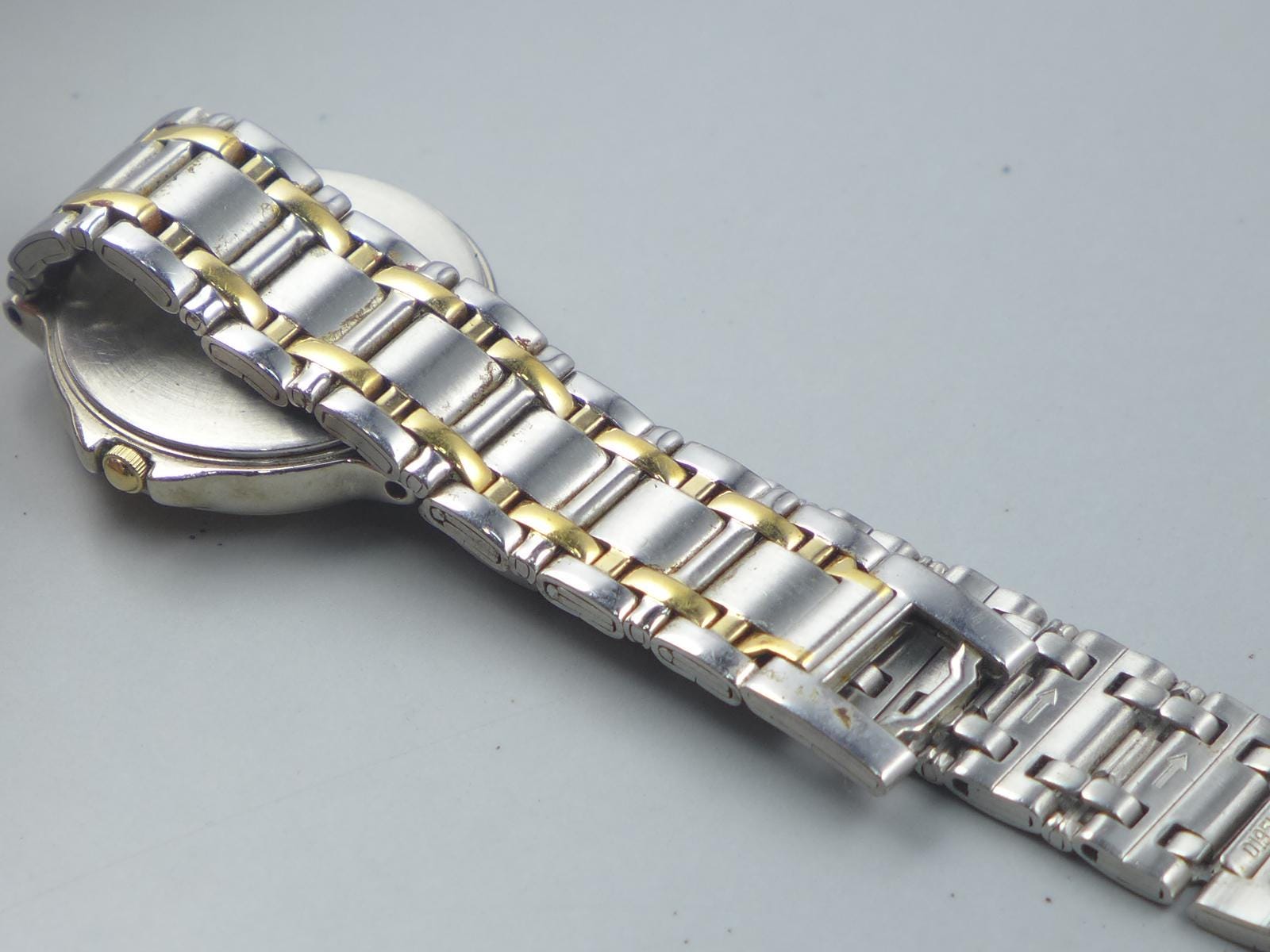 Vintage Seiko Solar V182 0C20 Yellow Dial Lady Quartz Watch Japan