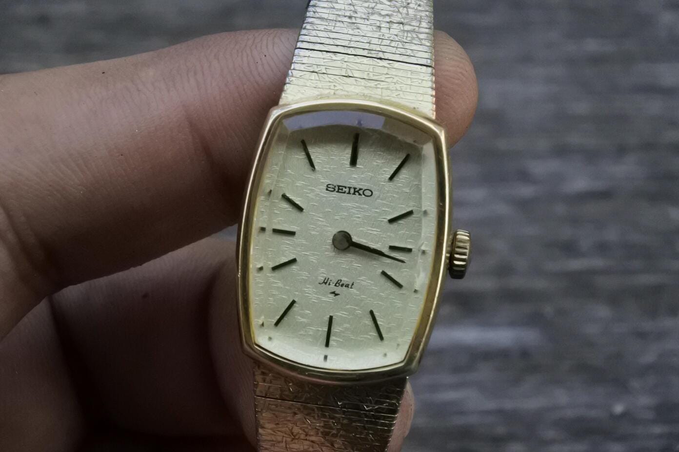 Vintage Seiko Hi Beat Gold Plated 1120 3100 Integrated
