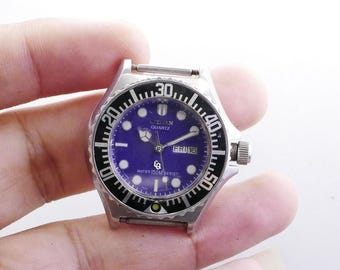 Vintage Rare Hattori Seiko Lassale 8N25 6000 Silver Dial