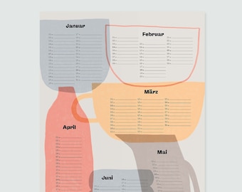 Wandkalender »Kitchen« 2024