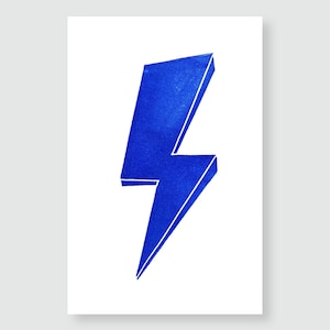 Art print »Flash!« / handprinted