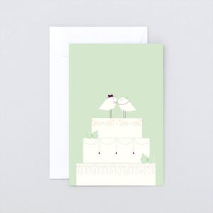 Klappkarte »Vogelhochzeit«