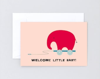 Folded card »Baby Elephant«