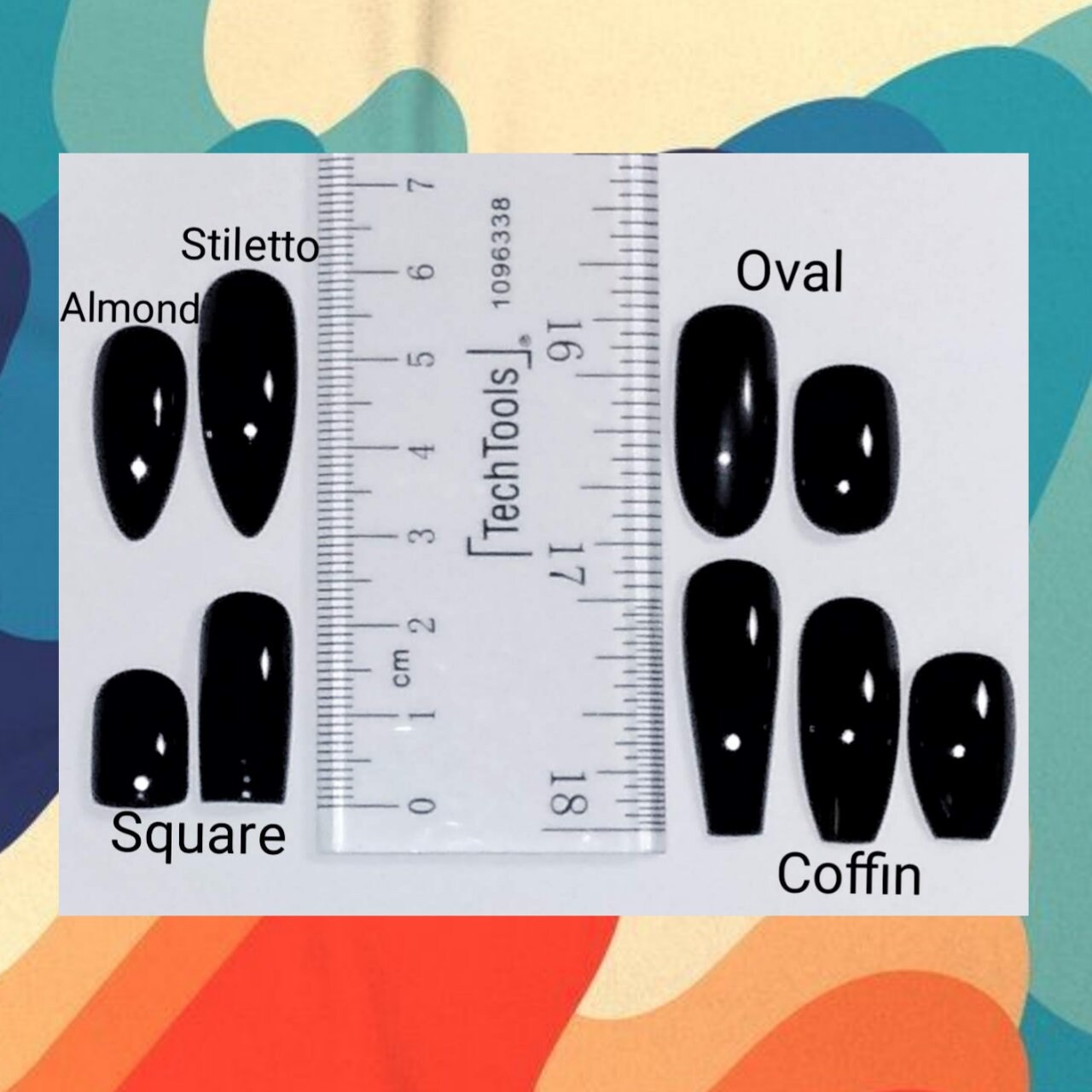 Forest Pine Tree Nails Abstract Nails Press on Nails Etsy