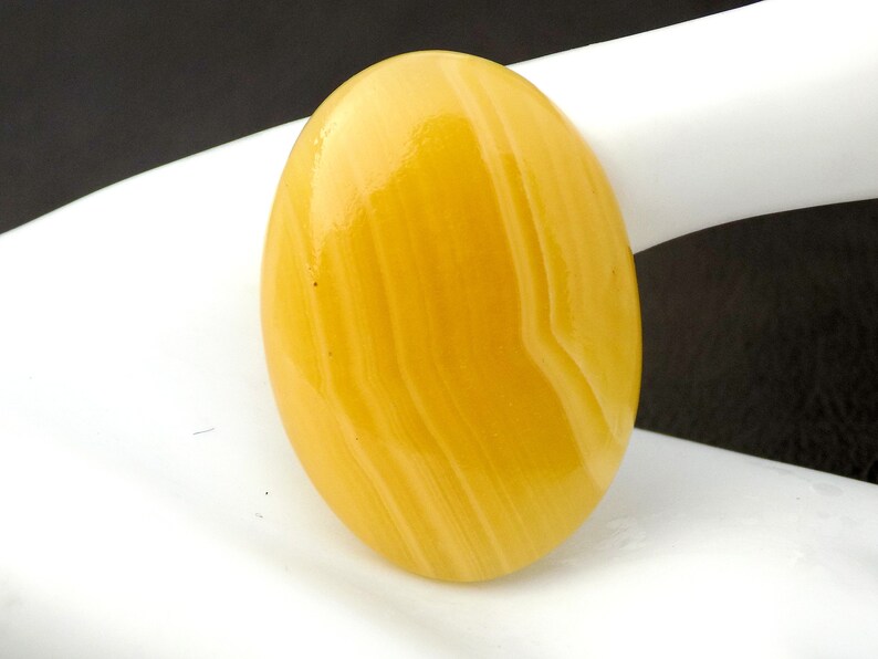 Yellow Lace Agate Gemstone Gemstone Cabochon,Physically Yellow Agate may help you with digestive disorders