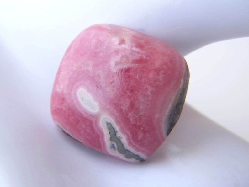 Loose Ammolite Gemstone,Very Rare Semiprecious Gemstone Ammolite Cabochon,Rhodochrosite Blue Opal