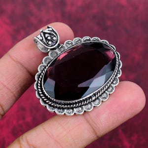 Beautiful Smoky Quartz Pendant, Brown Gemstone Pendant, 925 Sterling Silver Jewelry, Handmade Stylish Pendant Valentine Day Gift