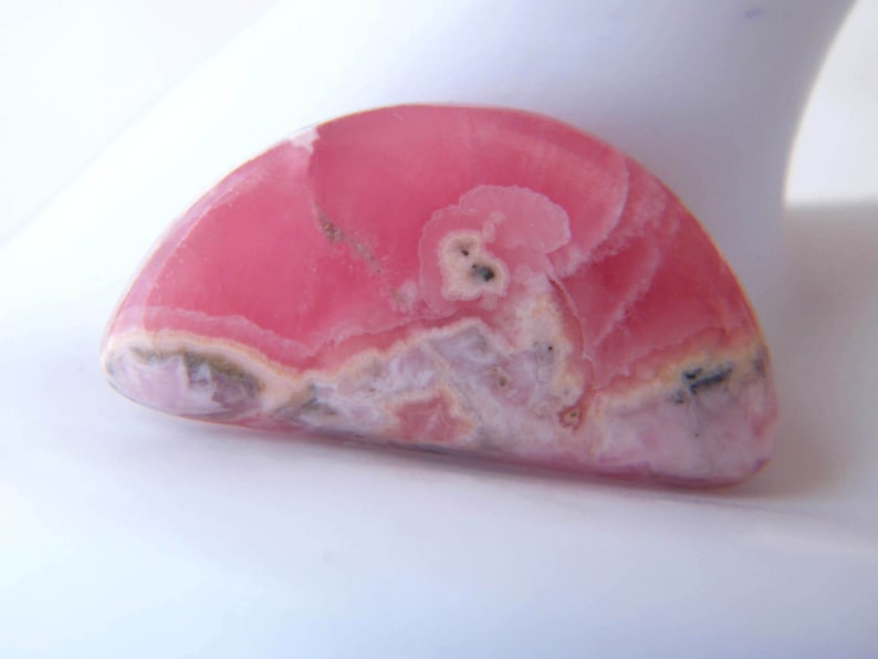 Loose Ammolite Gemstone,Very Rare Semiprecious Gemstone Ammolite Cabochon,Rhodochrosite Blue Opal
