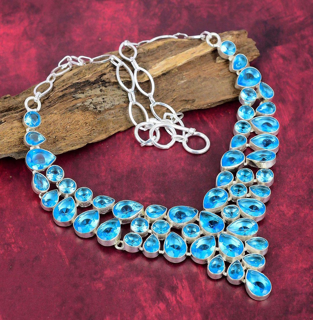Esse Collar Floral De Marcasita De Plata De Ley Art Nouveau Con