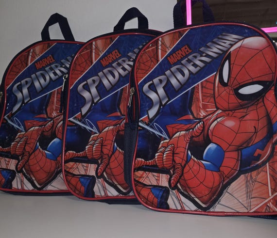 Marvel Red and Blue Spider Emblem Backpack Iron Spider Loungefly Marvel Mini Backpack | eBay main image 4
