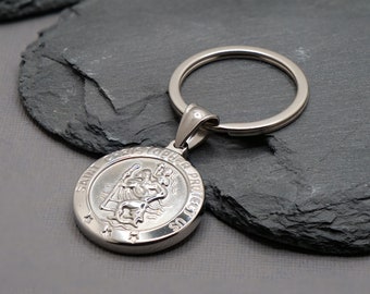 Saint Christopher Keyring with option to personalise