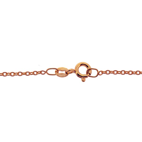 Italian Made 9ct Rose Gold Plated 1.6mm Trace Chain Necklace 16" to 40" Inch, All Sizes