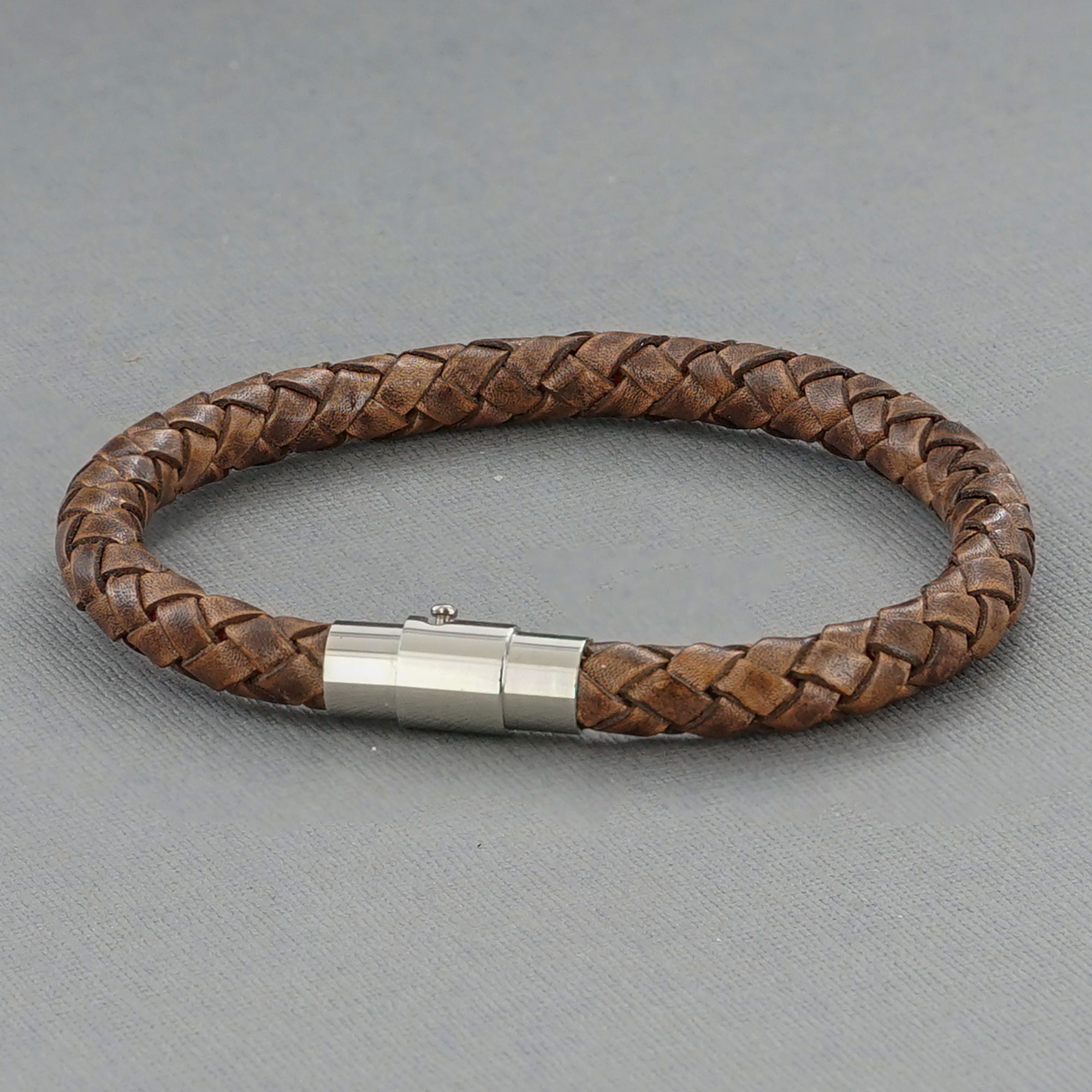 Leather ID Bracelet Custom Made Bracelet Leather Bracelet Etsy UK