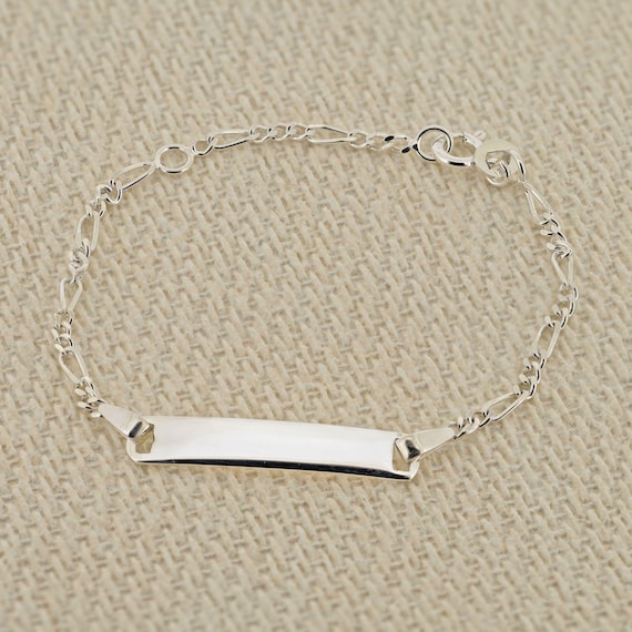 925 Sterling Silver ID Christening Gift Baby Bracelet Gift Boxed Perfect Baby Shower Gift