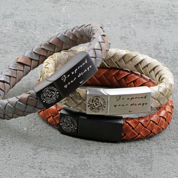 St christopher travel bracelet sale
