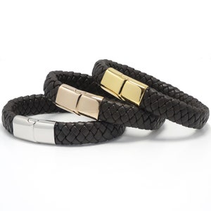 Men&#39;s premium Lamb Leather Bracelet