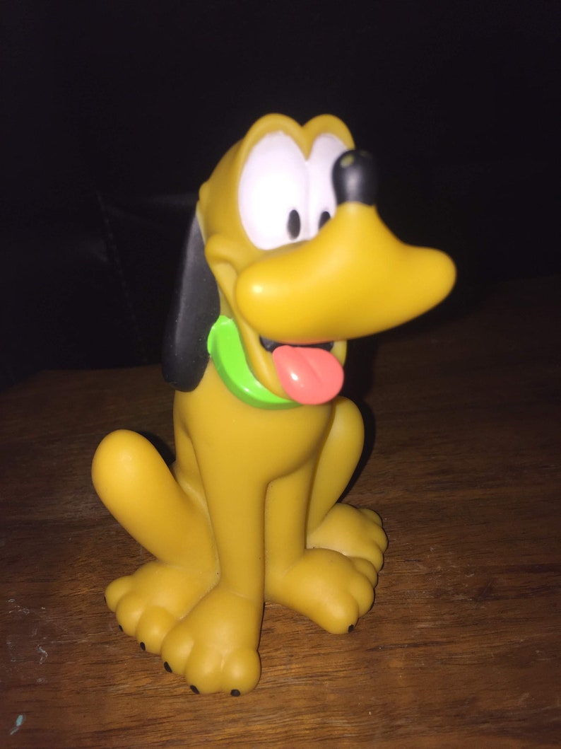 Vintage Disney Mickey Pluto ang Goofy Squeaky toys