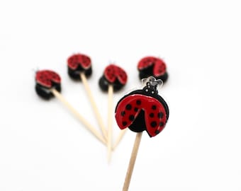 Ladybug Toothpicks