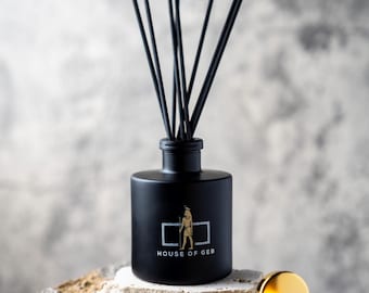 Reed Diffuser | 4 oz Bottle | Fiber Diffuser Reeds | Flameless Fragrance | Home Fragrance | Refillable | Non-Toxic