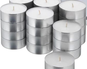 Tea Light Candles | Soy Wax Candles | Soy Tea Lights | Wax Melter Candles | 25 Pack | 50 Pack