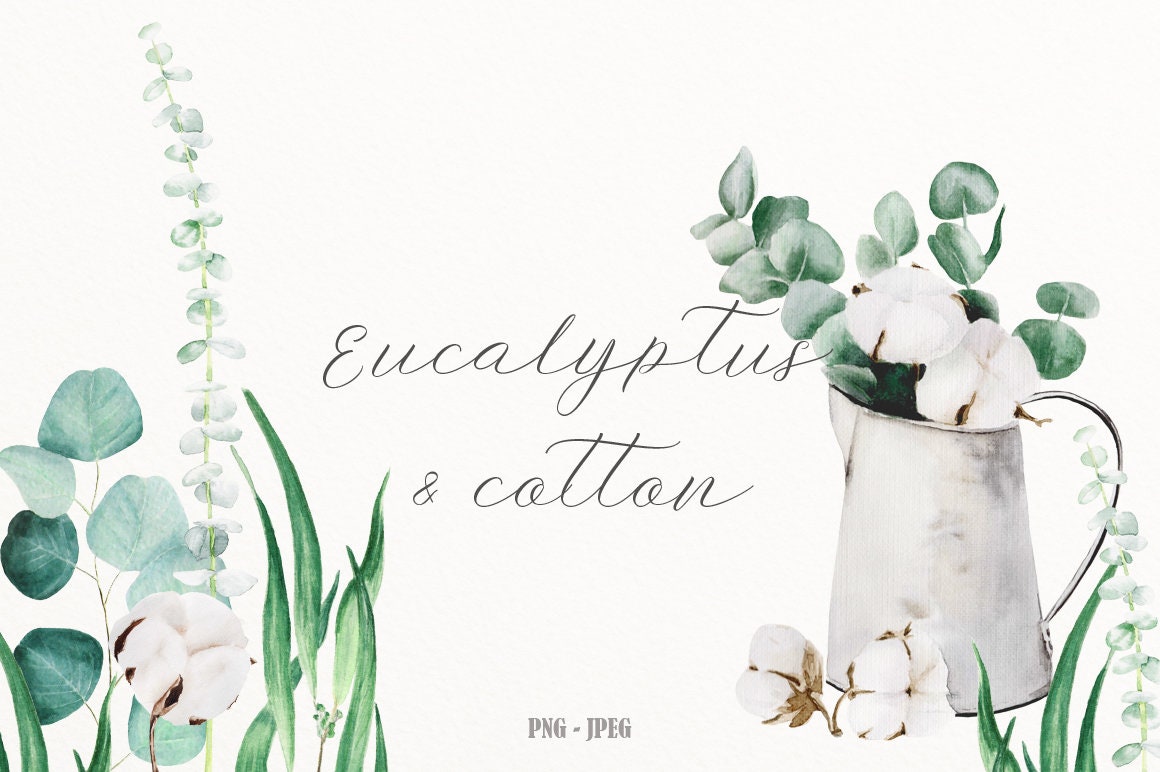 Elegant wedding clip art PNG elements hand painted | Etsy