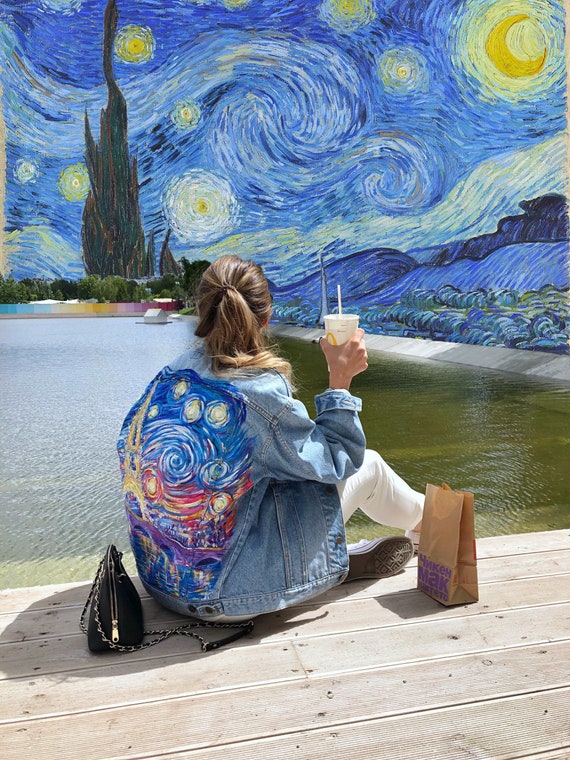 Starry Night Van Gogh Custom Italian Charm Painting Best custom charms on !