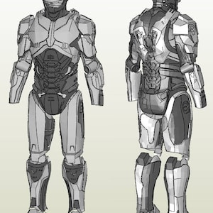 Robocop 2014 Kompletter Anzug Pepakura Foam Dateien
